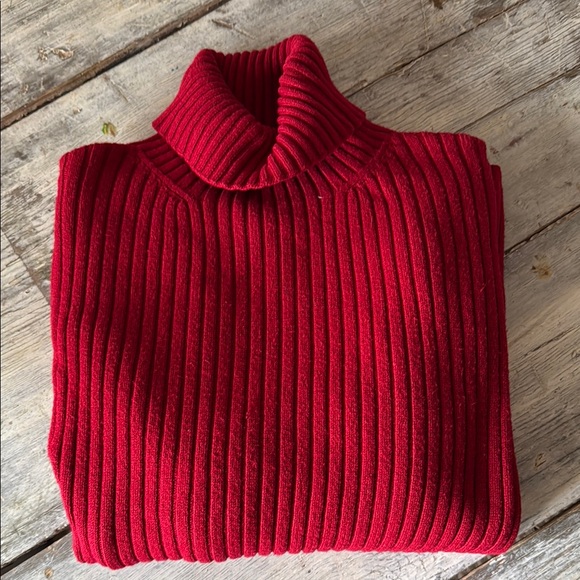 Chico Red Ribbed Sweater - Picture 2 of 3